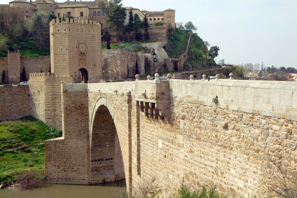 El puente de Alcántara, en Toledo.