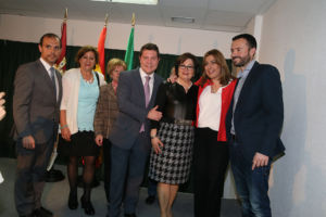 Page y Susana Díaz en Azuqueca (Guadalajara)