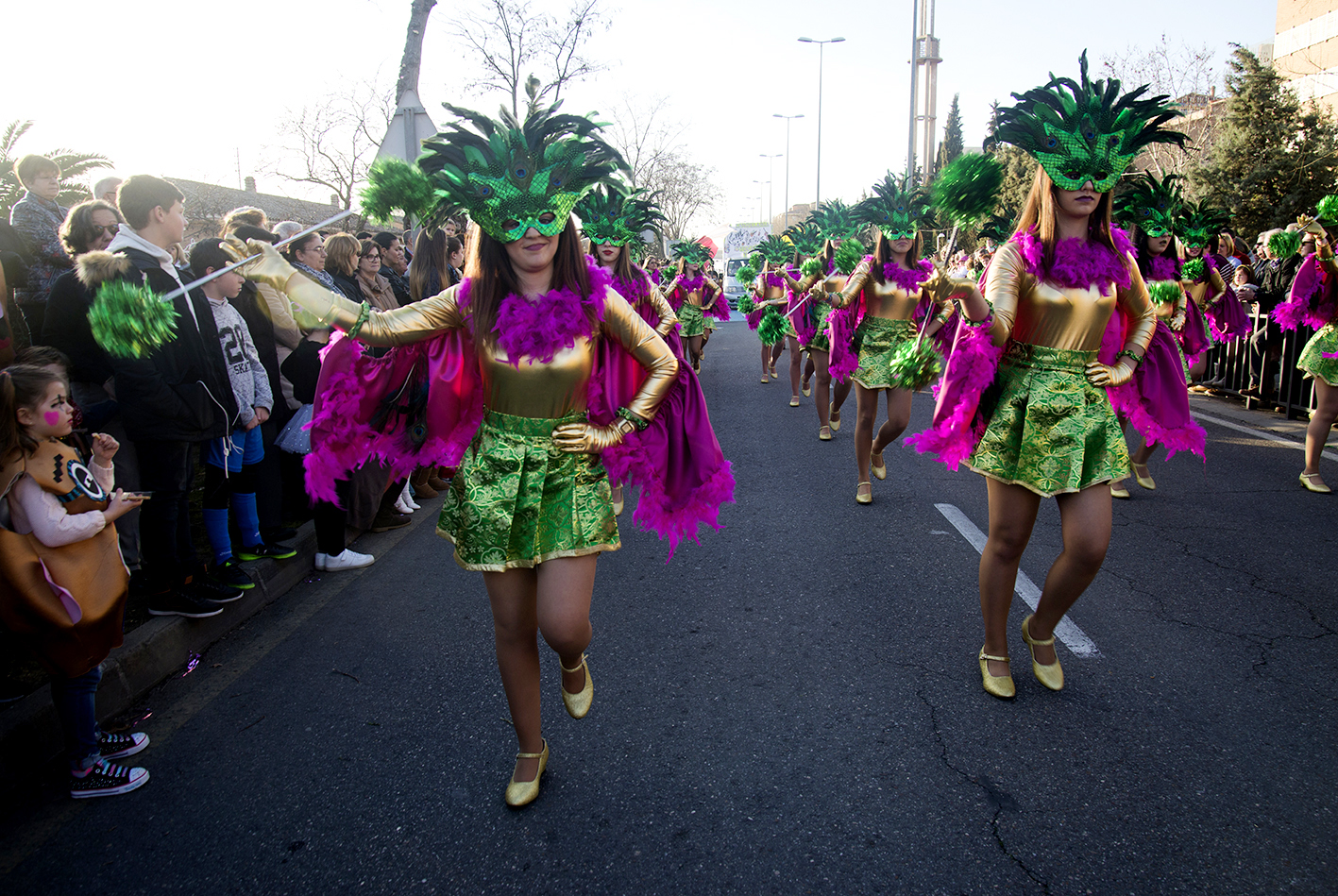 Desfile de Carnaval en Toledo.