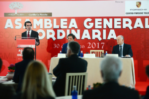 Aznar en la Asamblea de la Asociación de la Empresa Familiar de Castilla-La Mancha.