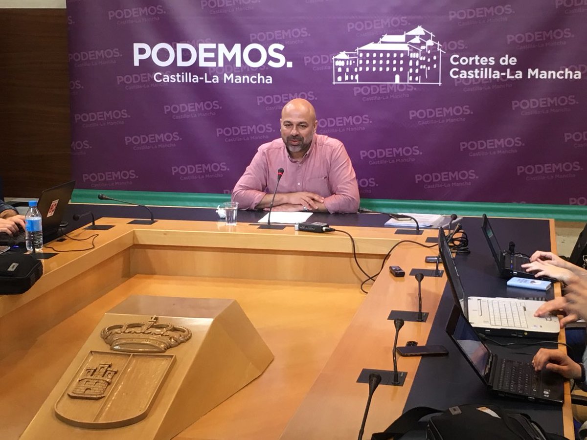 El secretario general de Podemos CLM, José García Molina