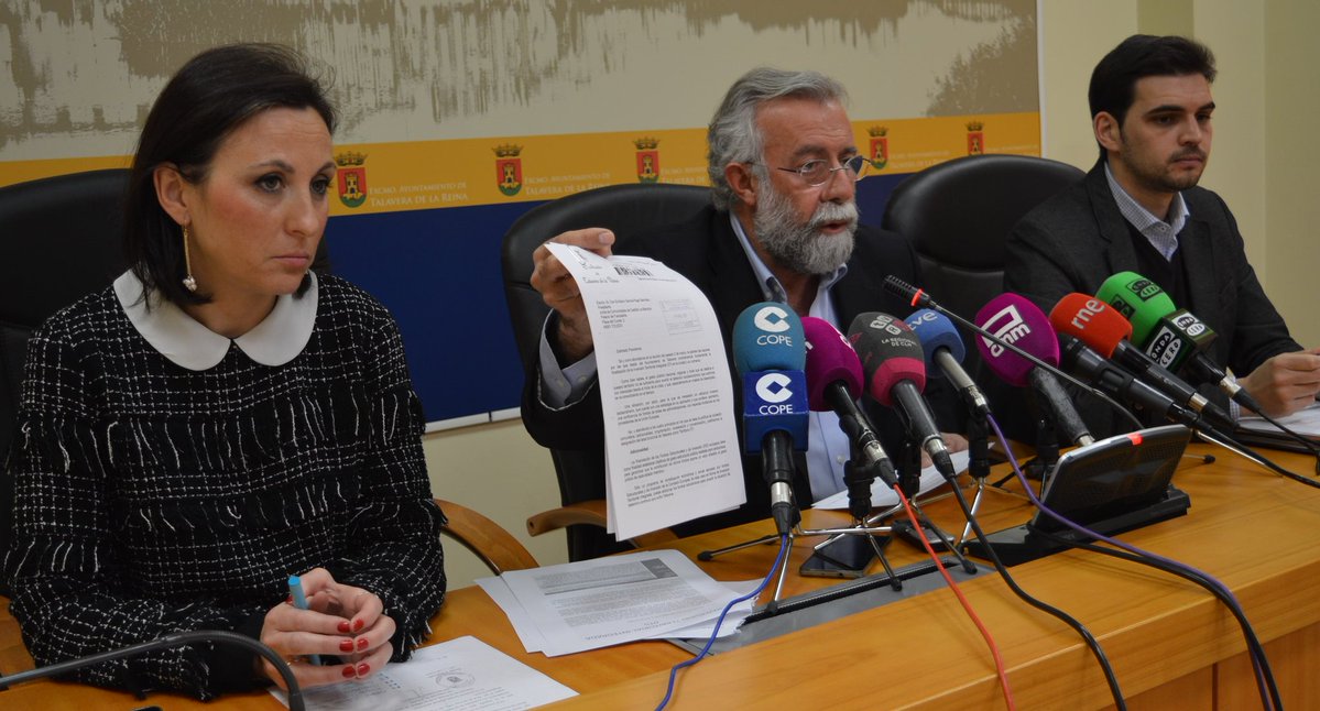 Rueda de prensa de el Ayuntamiento de Talavera