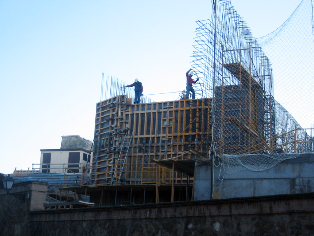 Obreros en la construcción