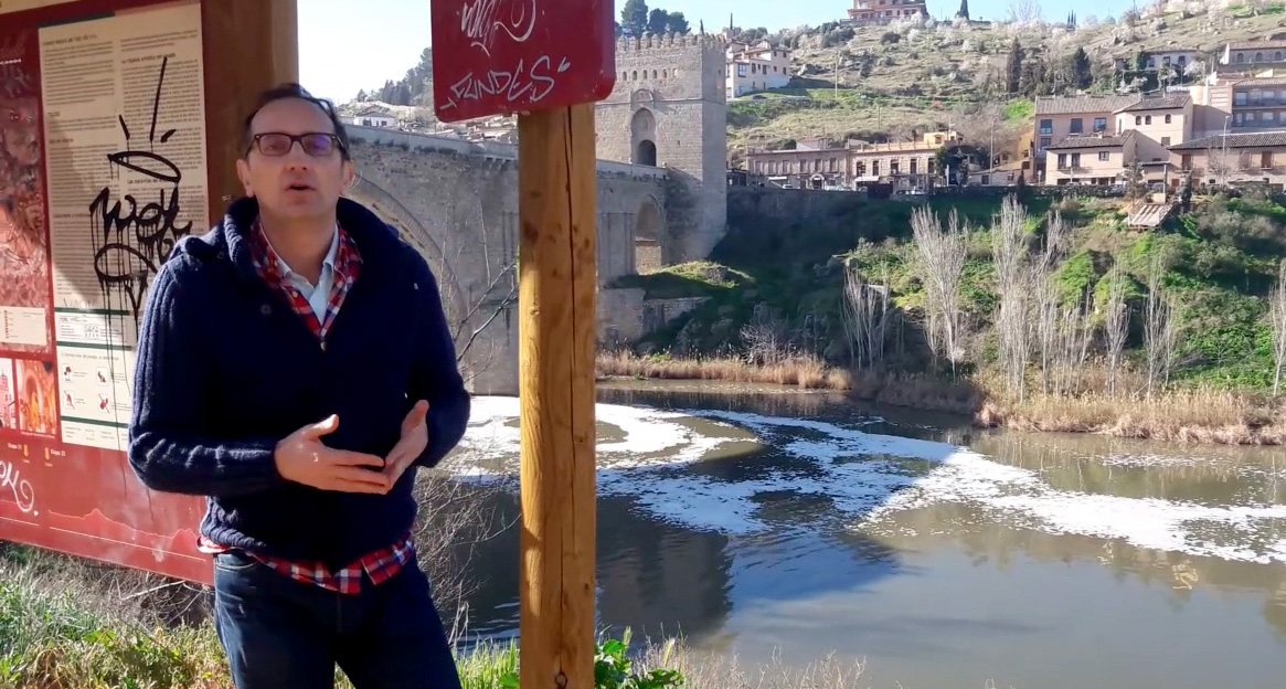 captura de vídeo de César y el Tajo