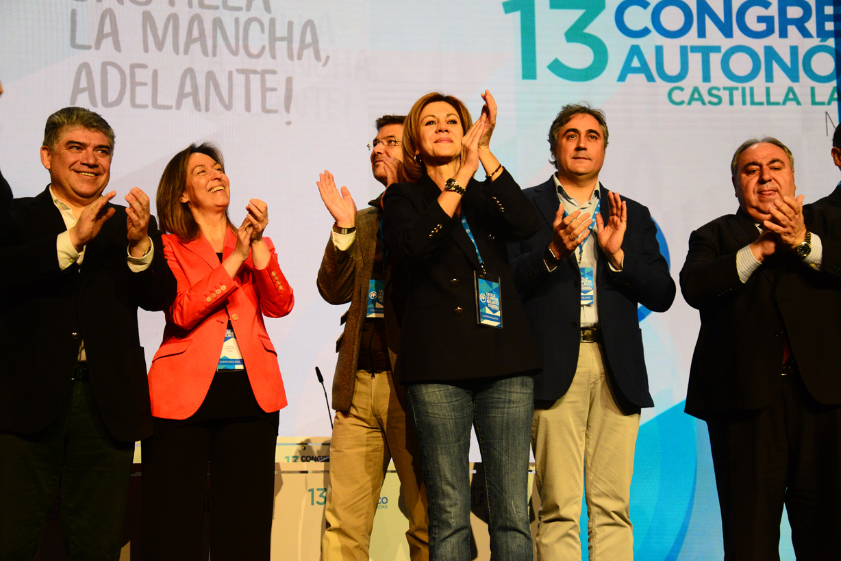 Cospedal, emocionada, en la apertura del 13 Congreso del PP CLM en Cuenca