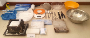 La cocaína estaba en Valdepeñas