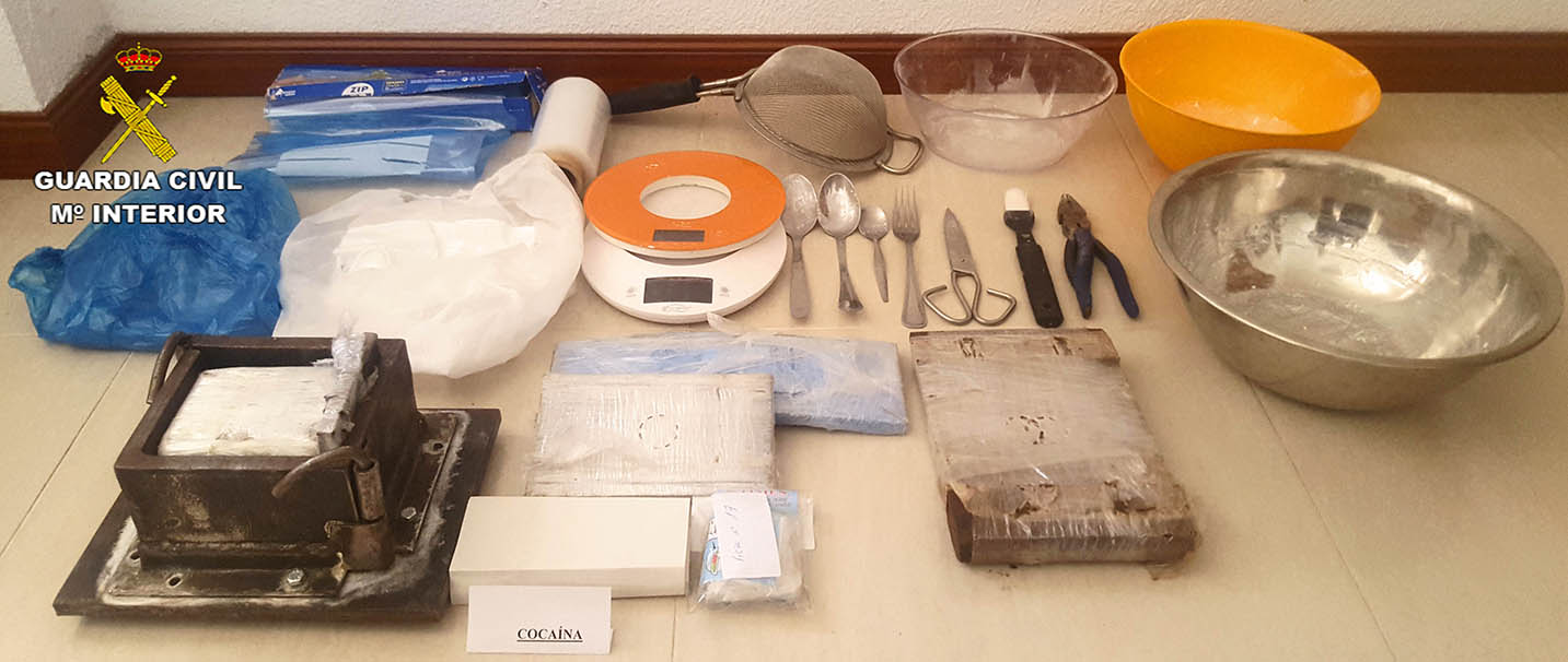 La cocaína estaba en Valdepeñas