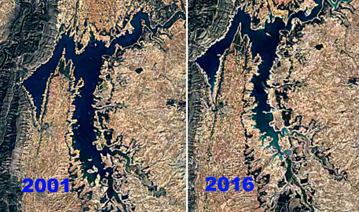 Así es cómo han cambiado Entrepeñas y Buendía entre 2001 y 2016