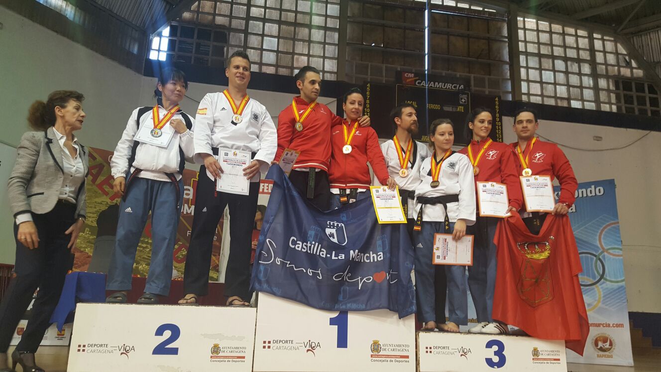 Los castellano-manchegos en el Campeonato de España Poomsea de Taewondo Infaltil y Adulto