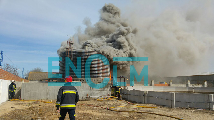 Incendio en un matadero de Toledo.