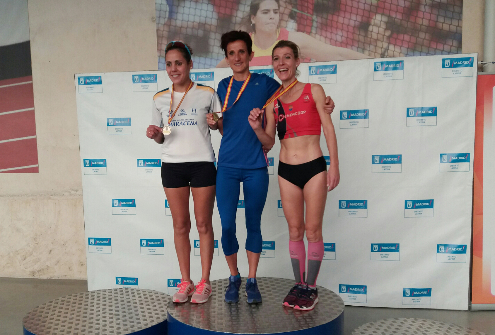 María José de Toro en lo más alto del podium