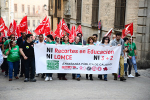 Manifestación contra la Lomce en Toledo.
