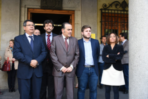 Minuto de silencio en la Delegación de Gobierno por el asesinato en Campo de Criptana