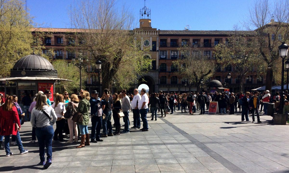 Turistas en Toledo.