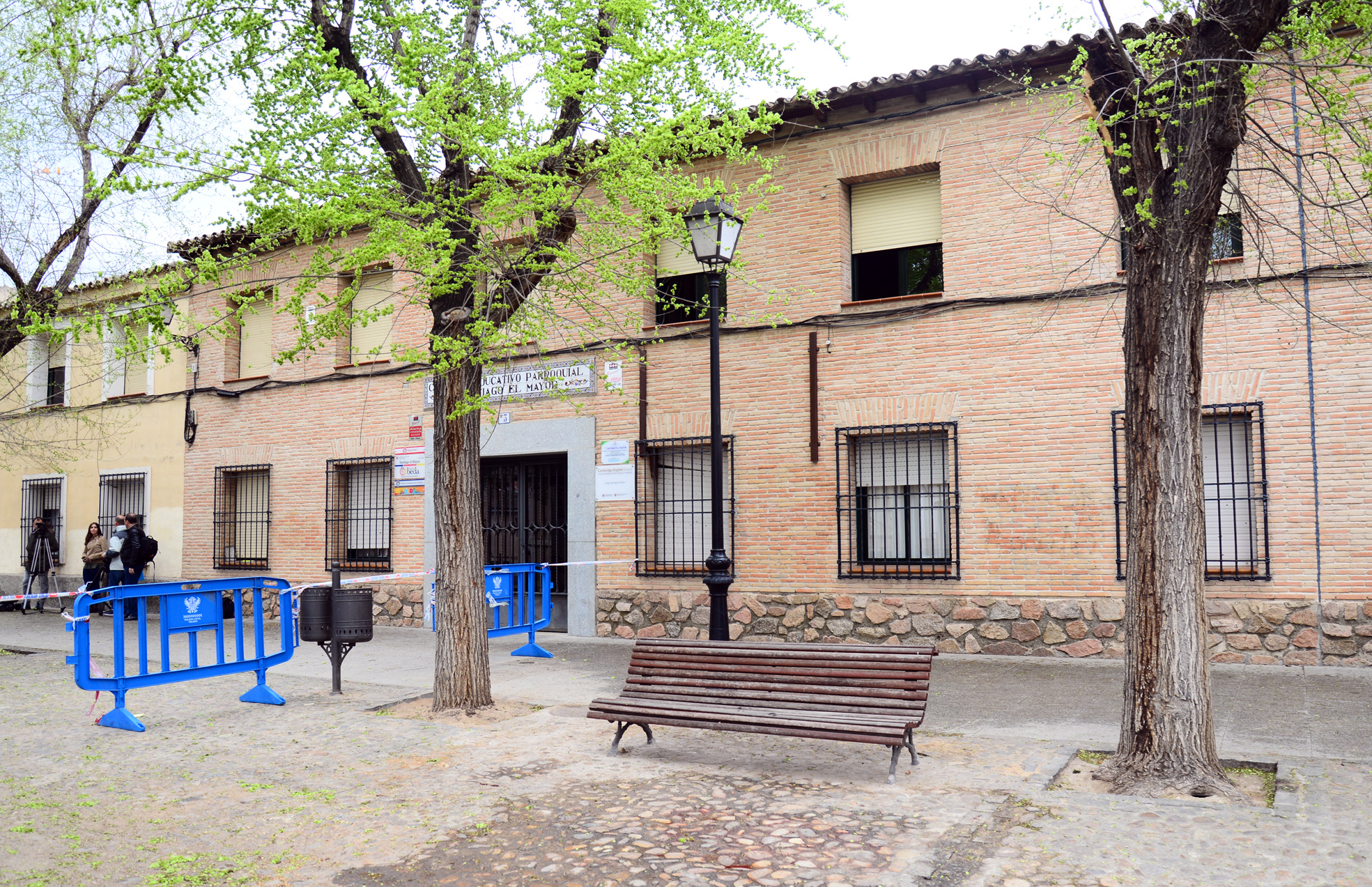 Zona en la que la rama caída de un árbol ha matado a una niña en Toledo.