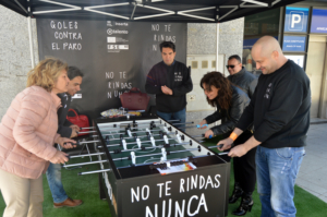 Campaña Goles contra el paro en Ciudad Real