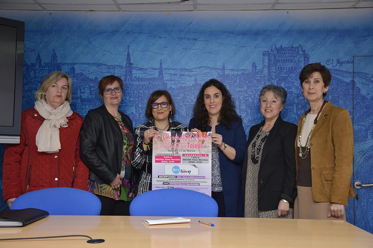 Presentación de la carrera por la igualdad de Toledo