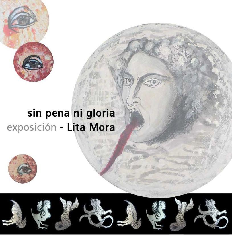 Cartel de la exposición de Lita Mora en Toledo.