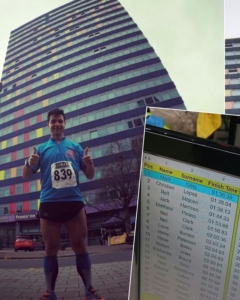 Christian López fue segundo en el Campeonato Británico de Towerrunning