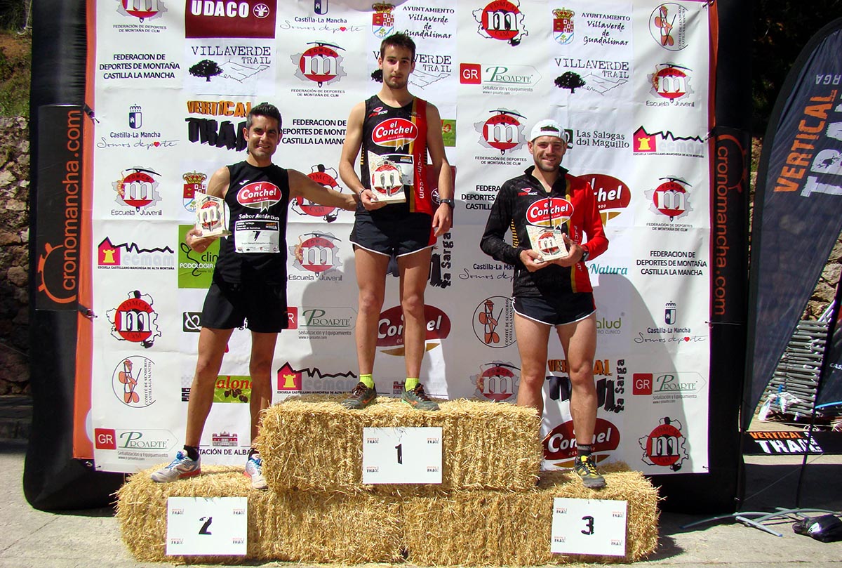 El Conchel Racing-Diputación copó el podio masculino en el Regional de Carreras Vertical