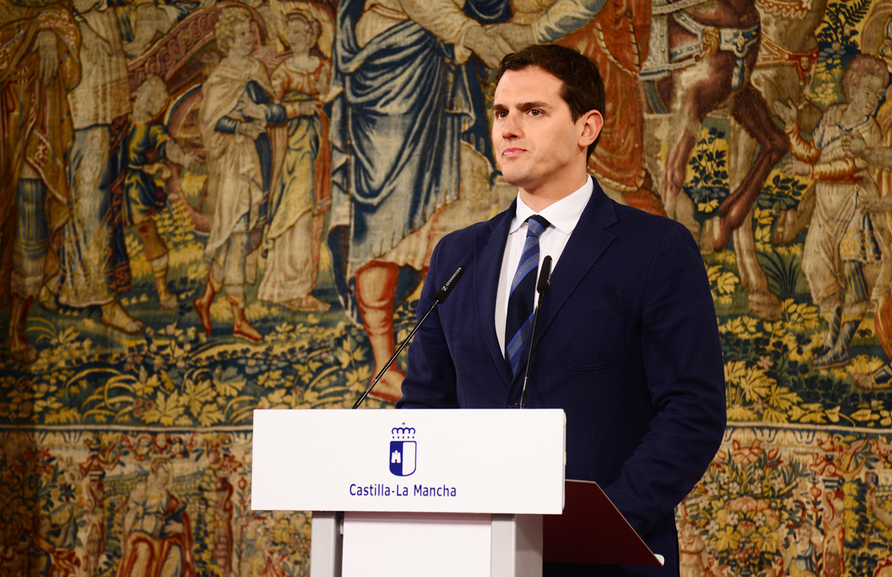 Albert Rivera, dos días en Toledo