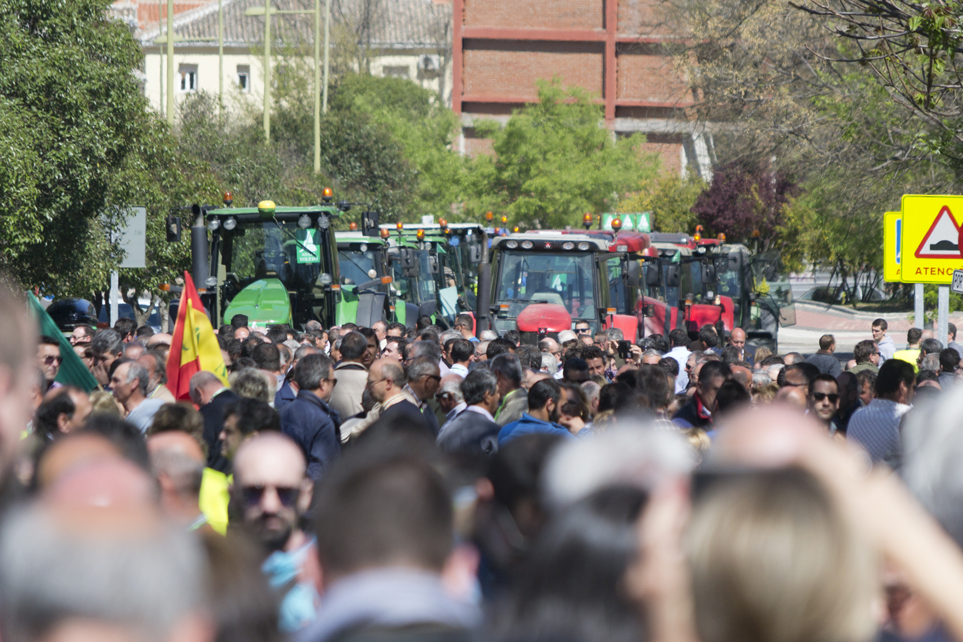 Manifestación de Asaja en Toledo con tractores incluidos