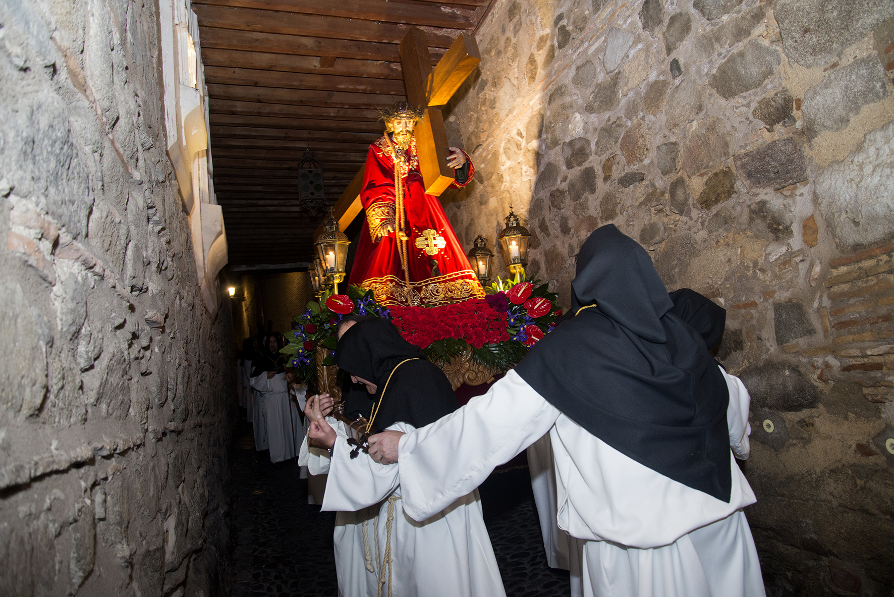 Procesión del Cristo Redentor en Toledo.