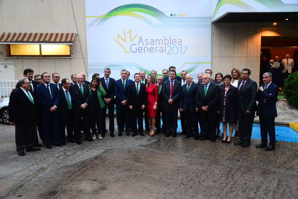 Cena de hermandad de Caja Rural Castilla-La Mancha, tras la asamblea