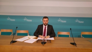 El vicepresidente de Hacienda,Transparencia y Buen Gobierno de la Diputación de Toledo, Ángel Luengo
