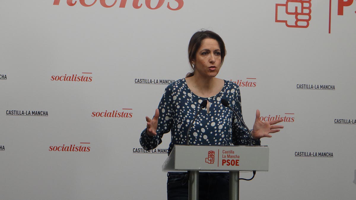 Cristina Maestre, portavoz regional del PSOE.