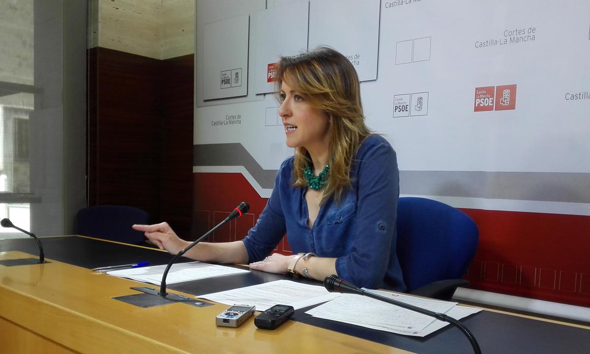 La portavoz del PSOE de Castilla-La Mancha, Cristina Maestre.