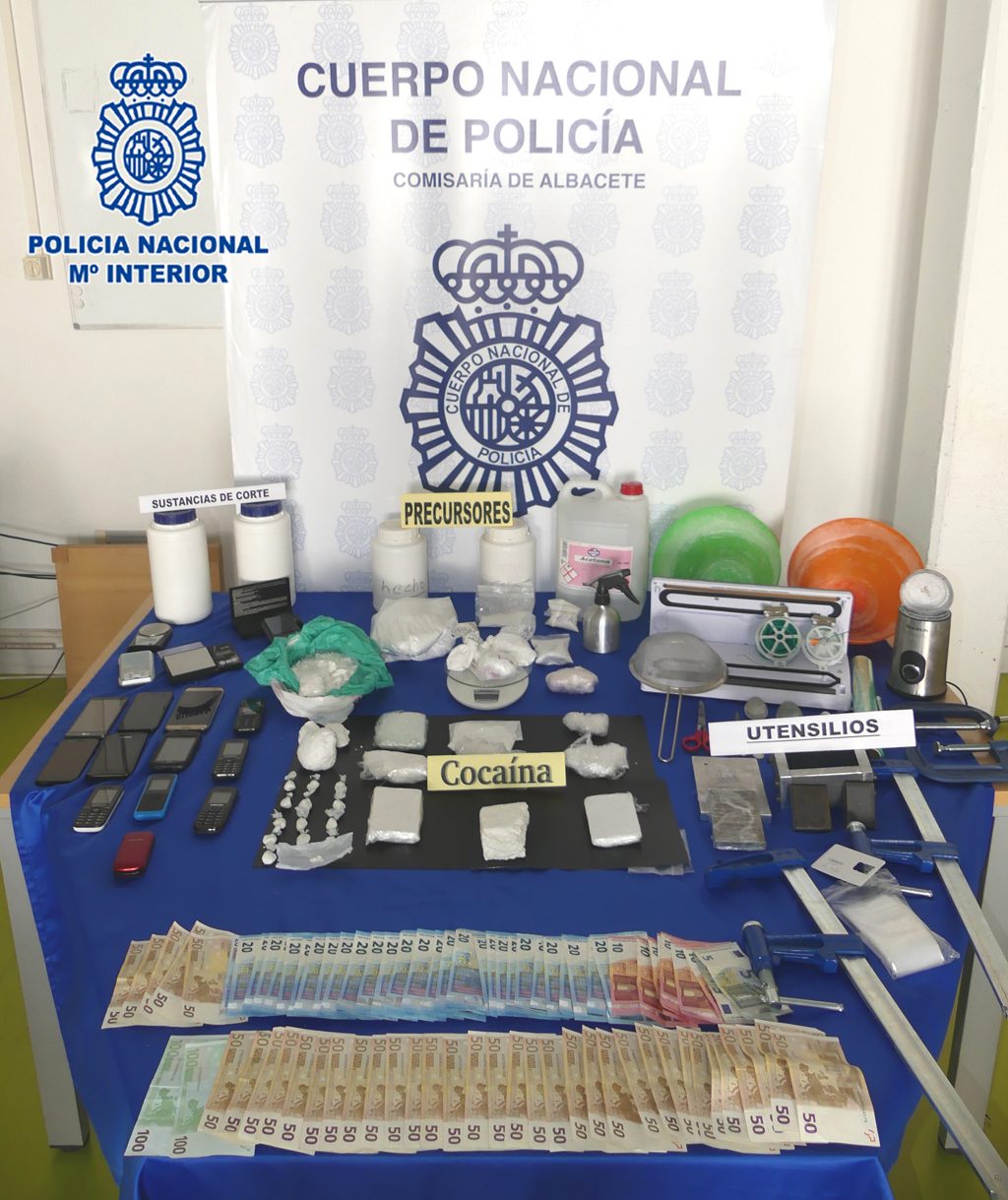 Incautación de cocaína en Albacete