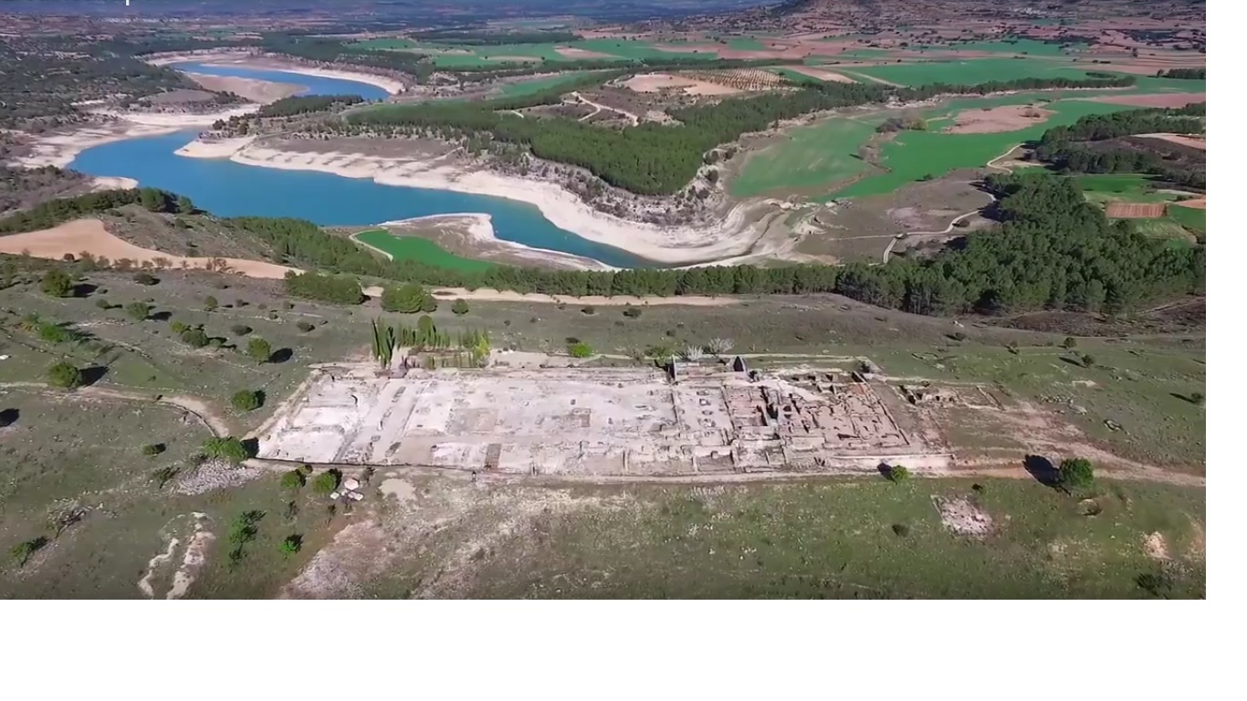 La ciudad romana de Ercávica desde el aire