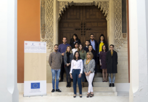 Jóvenes participantes en la I Guía de Arquitectura Contemporánea de la provincia de Toledo.