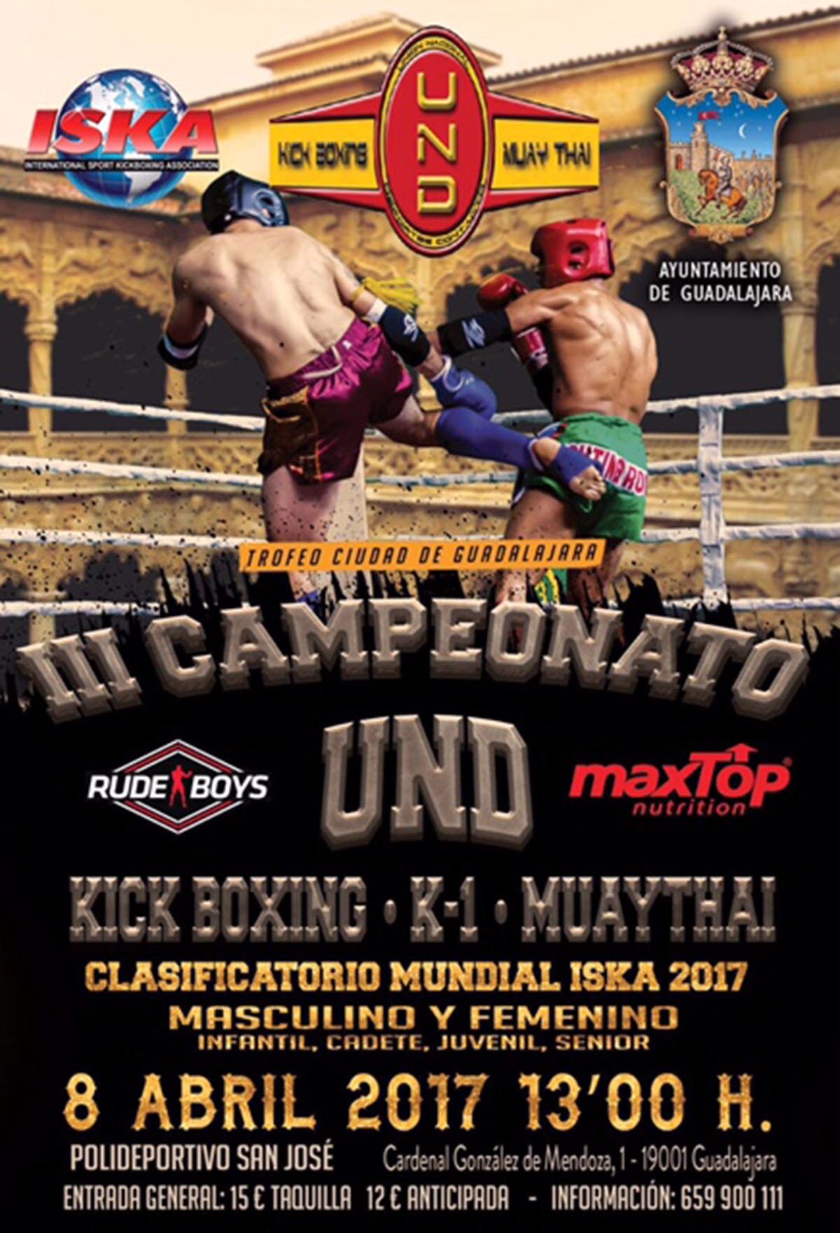Guadalajara acoge un campeonato de kick boxing valedero para el Mundial