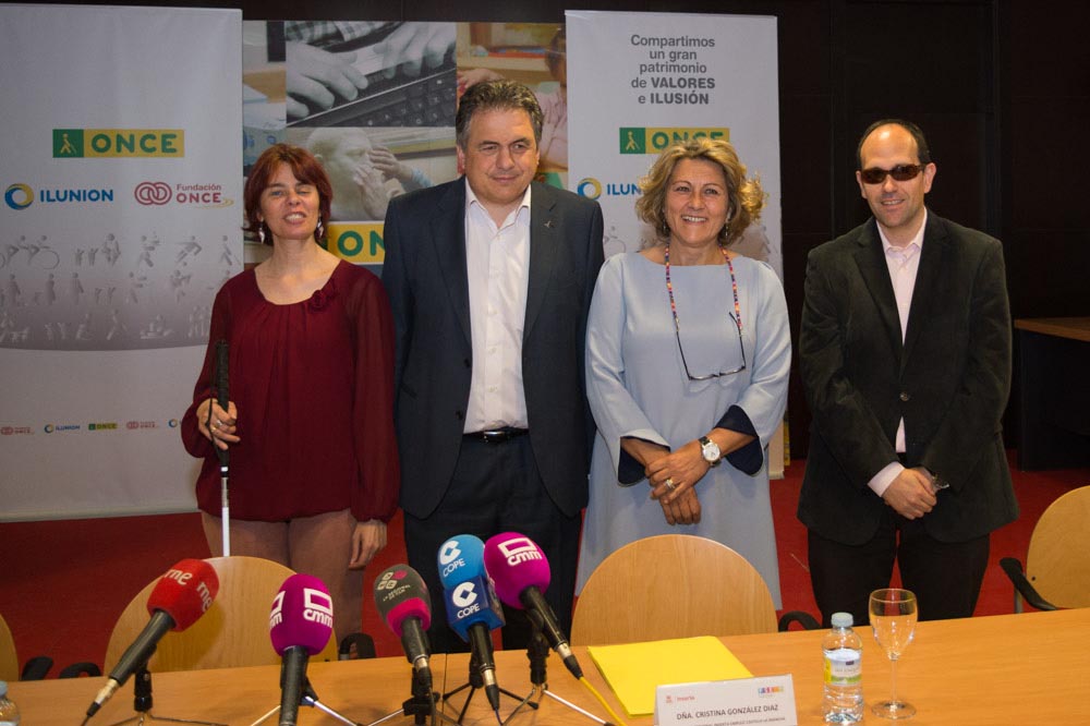 Presentación en Toledo de los programas de inserción laboral de la ONCE.