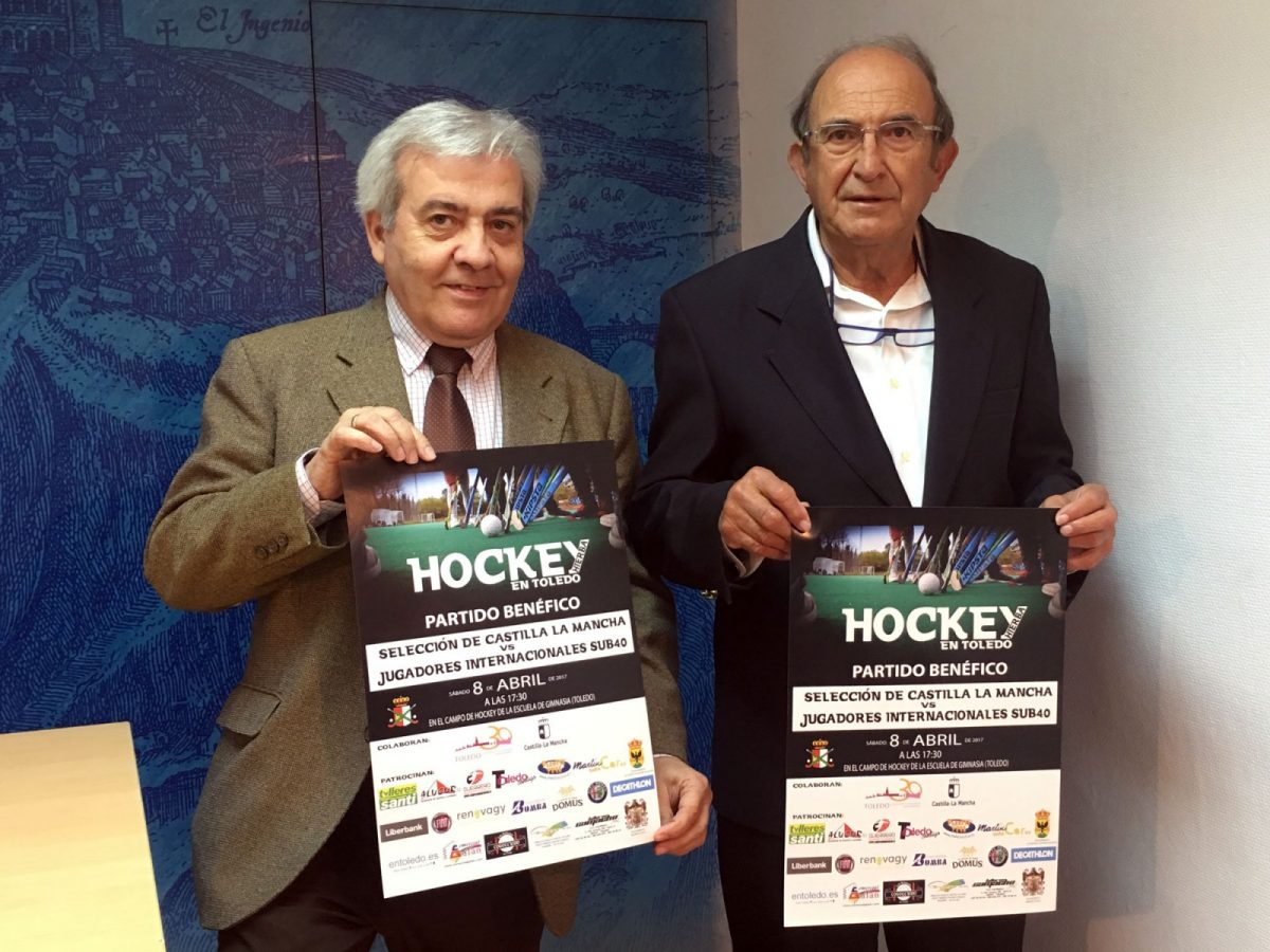 Toledo acoge un partido benéfico entre jugadores históricos y la Selección regional de hockey hierba
