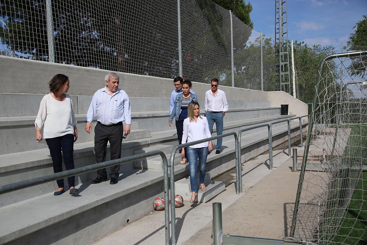 Milagros Tolón visitó las nuevas gradas del Anexo al Salto del Caballo