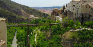 Imagen aérea del casco antiguo de Cuenca