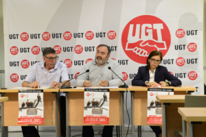 Rueda de prensa de UGT CLM.