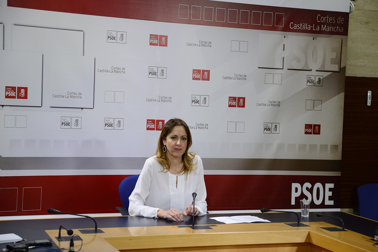 La portavoz del PSOE en Castilla-La Mancha, Cristina Maestre.