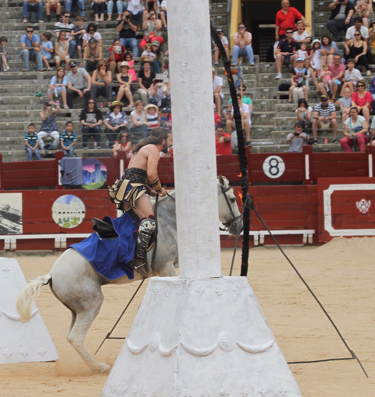 Imagen del circo romano que tuvo lugar en Toledo el pasado fin de semana