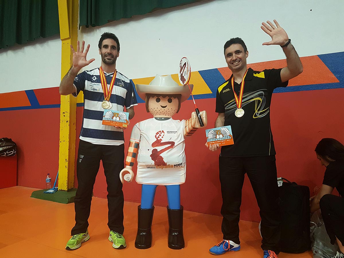 Javier y Pablo Abián, campeones de España de bádminton