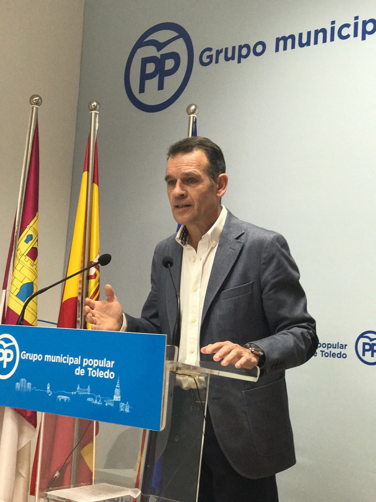 José López Gamarra (en una rueda de prensa anterior)