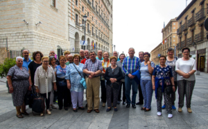 Jubilados de Pola de Allande en Toledo.