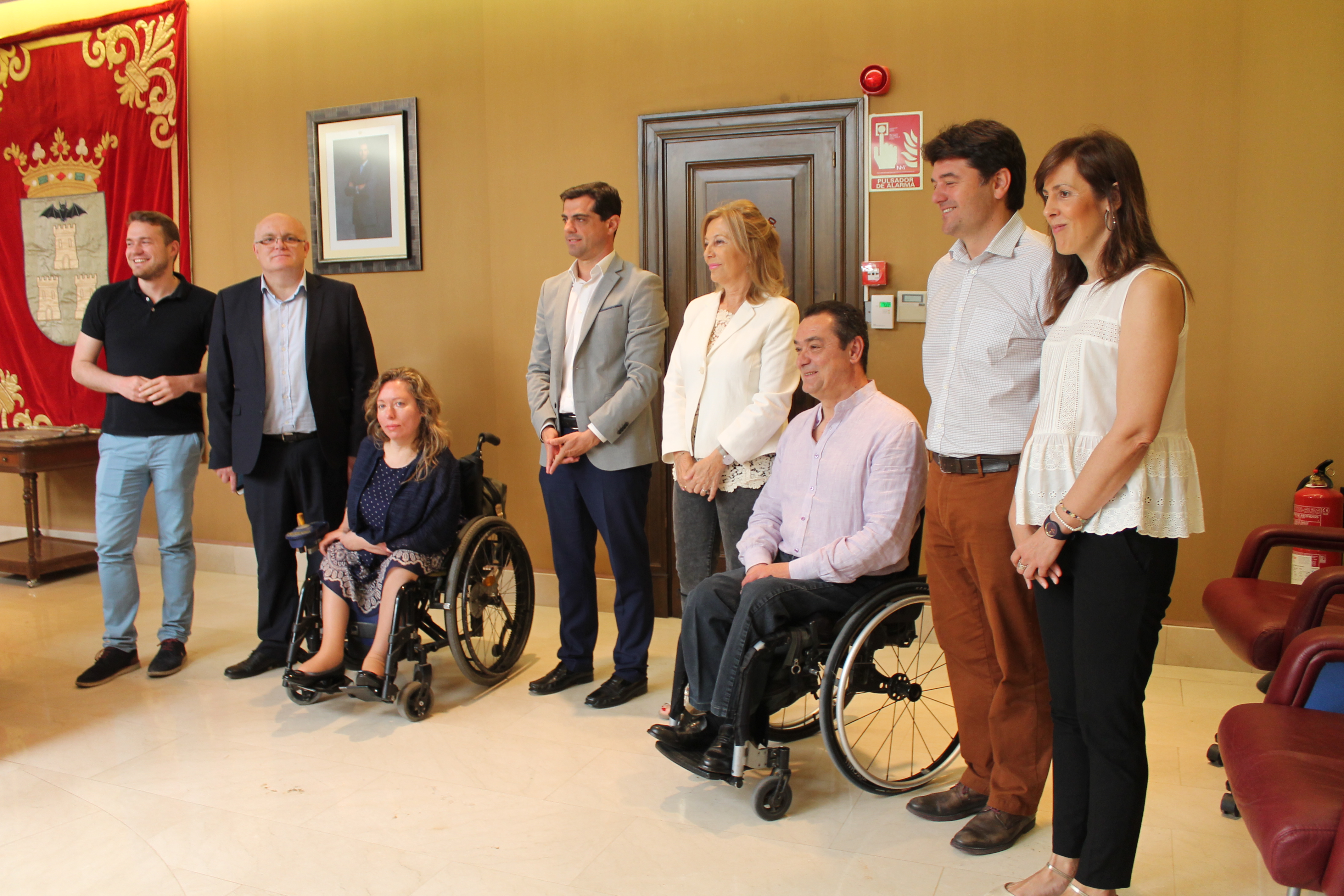 Una imagen de la presentación de la Final a Cuatro de baloncesto en silla de ruedas