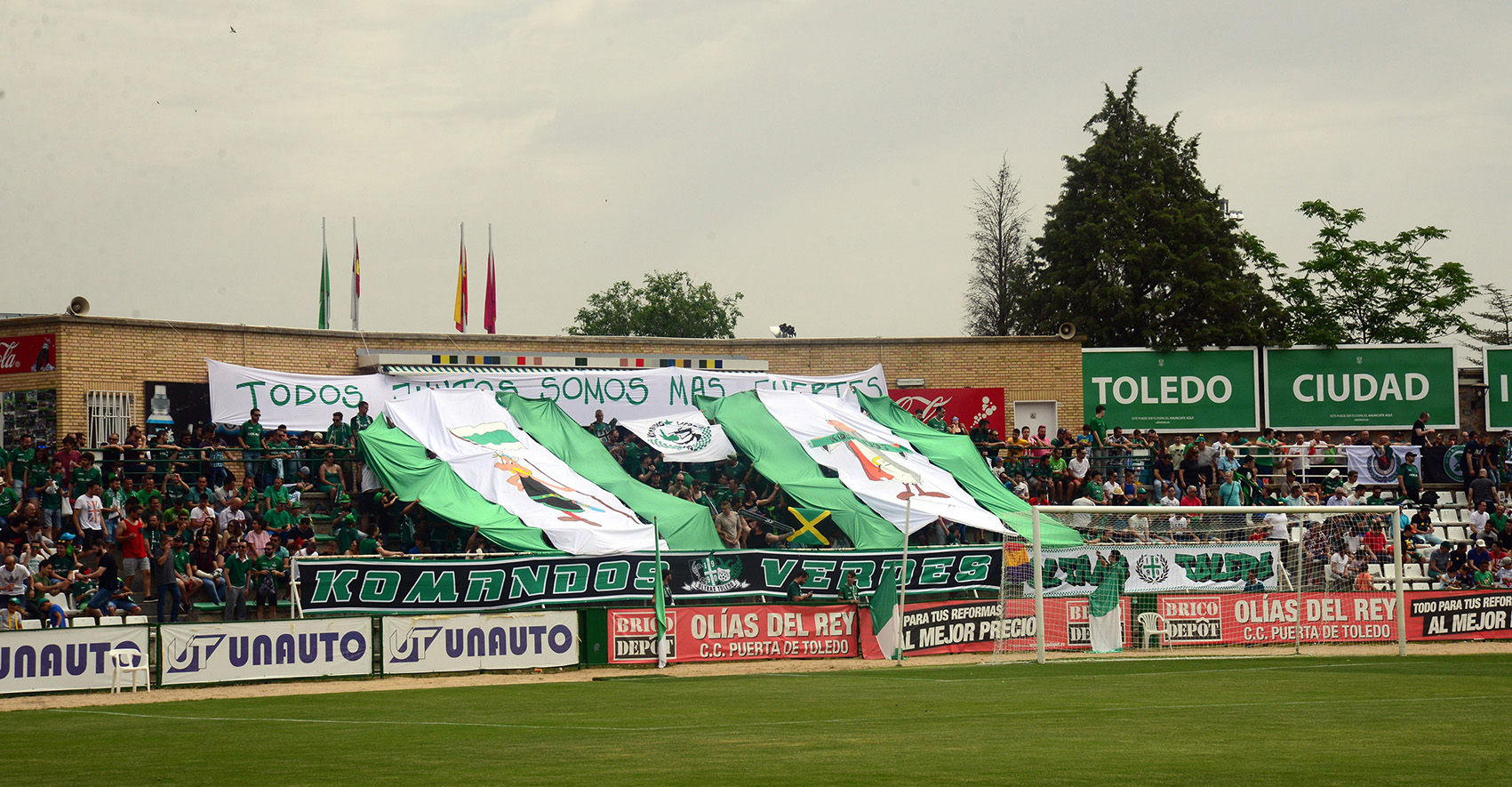 La primera, en la frente: Toledo-Talavera