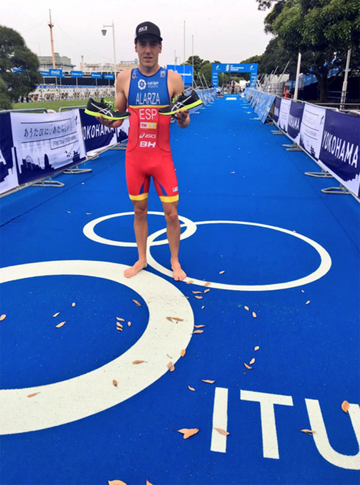 Alarza fue la estrella de la Copa del Mundo de triatlón