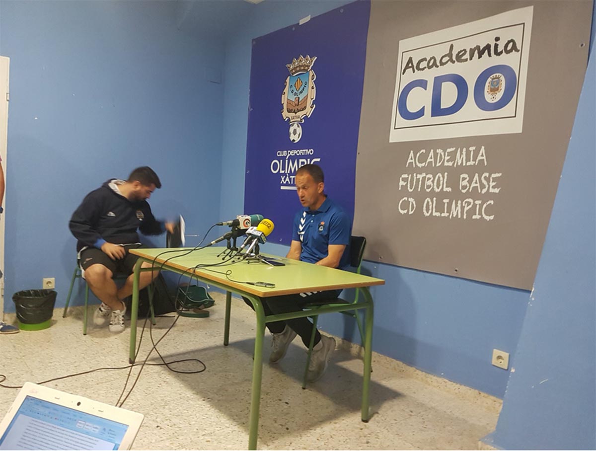 Fran Alcoy, tras el partido que enfrentó al Talavera con el Olimpic de Xátiva