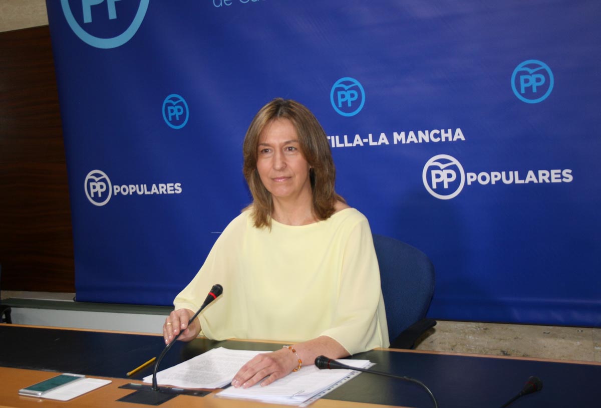 La presidenta del grupo popular en las Cortes de Castilla-La Mancha, Ana Guarinos.